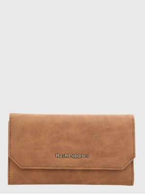 Billetera Ecocuero Mujer Donna Wallet Café Hush Puppies