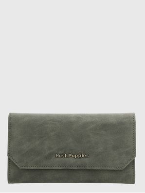 Billetera Ecocuero Mujer Donna Wallet Verde Hush Puppies