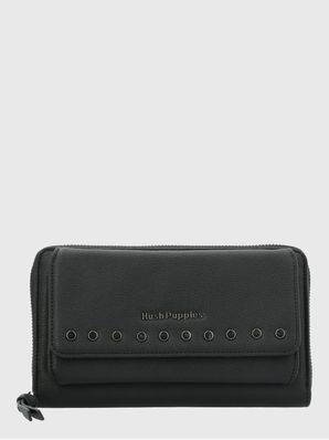 Billetera Ecocuero Mujer Karol Wallet Negro Hush Puppies