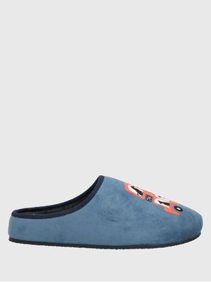 Pantufla Poliester Unisex Hp Slipper Uk Bus Azul Hush Puppies