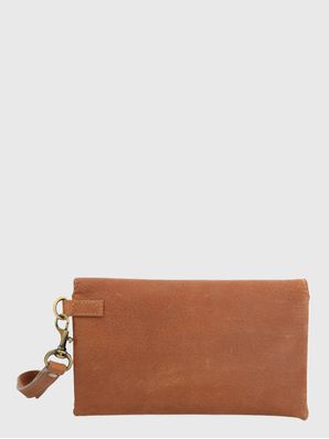 Billetera Cuero Mujer Th Moss Clucth Café Hush Puppies