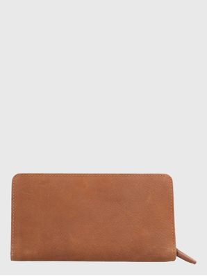 Billetera Cuero Mujer Th Morgan Wallet Café Hush Puppies