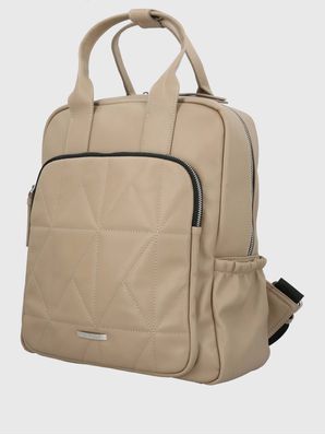 Mochila Ecocuero Mujer Quilt Back Beige/Crudo Hush Puppies