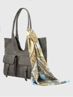 Cartera Ecocuero Mujer Donna Bag Gris Hush Puppies