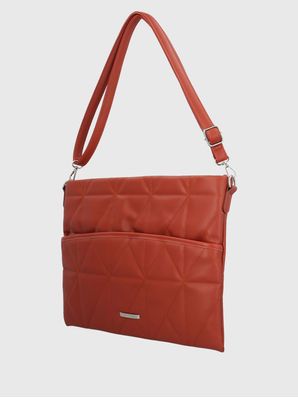 Bolso Notebook Ecocuero Mujer Quilt Case Naranjo Hush Puppies