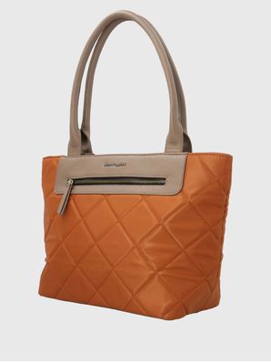 Cartera Poliester Reciclado Mujer Rosie Tote Naranjo Hush Puppies