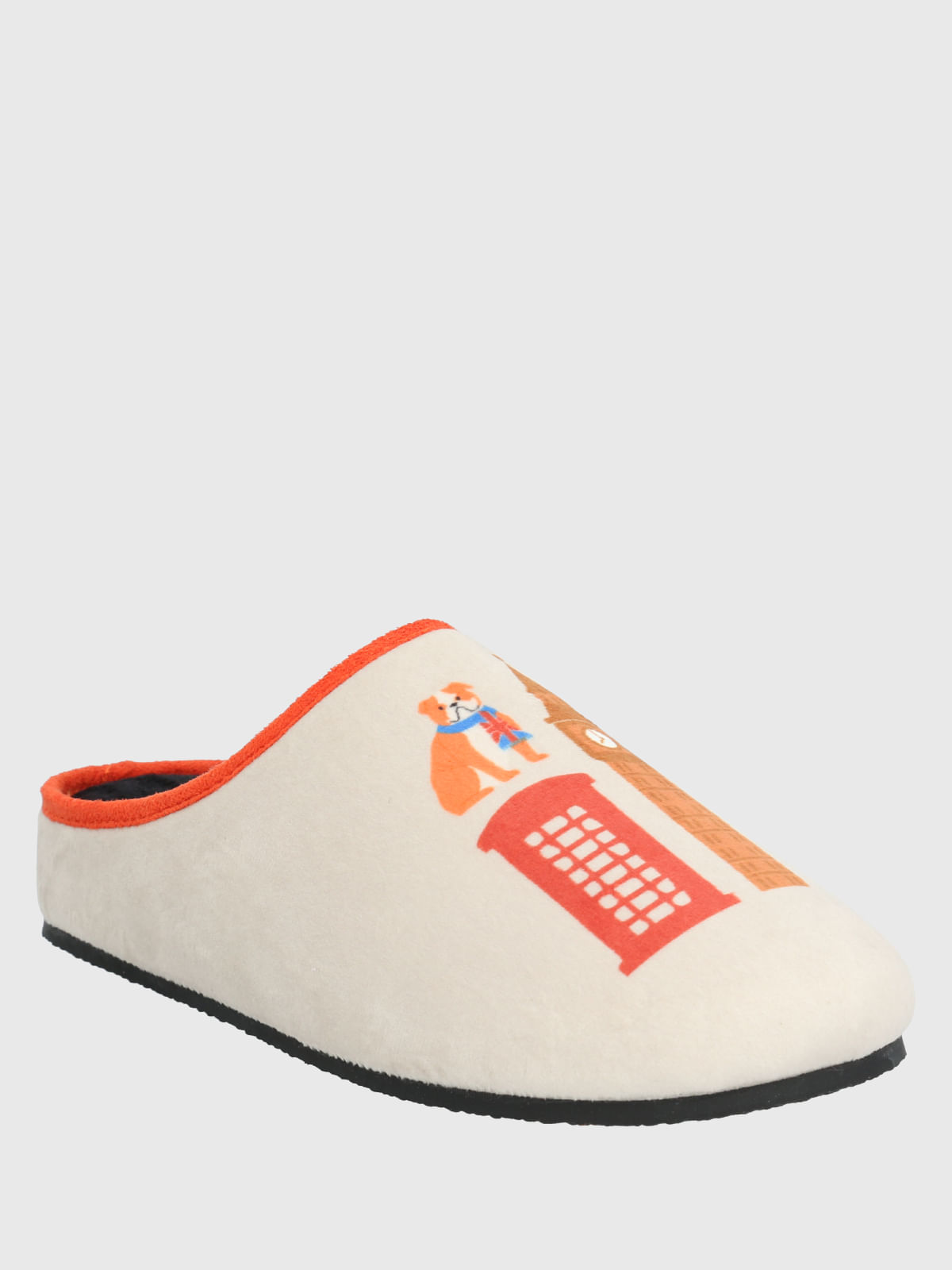 Pantufla Poliester Unisex Hp Slipper Uk Bigben Beige/Crudo Hush Puppies