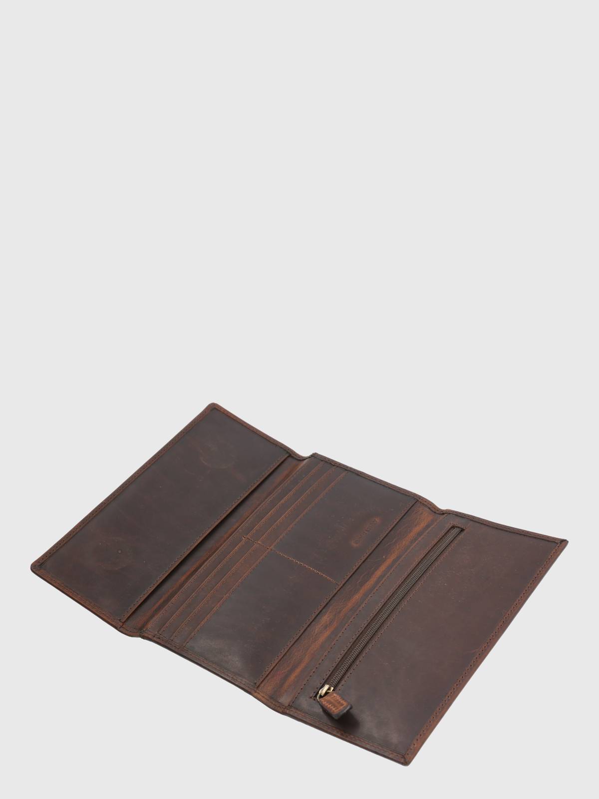 Billetera Cuero Mujer St Morley Wallet Café Hush Puppies