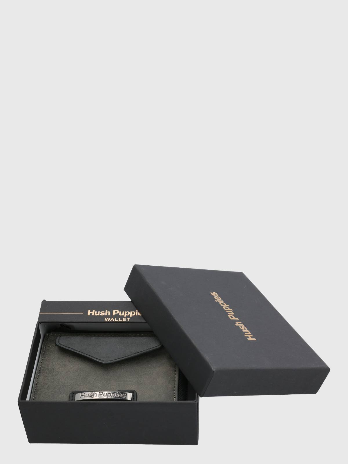 Billetera Ecocuero Mujer Daphne Wallet Gris Hush Puppies