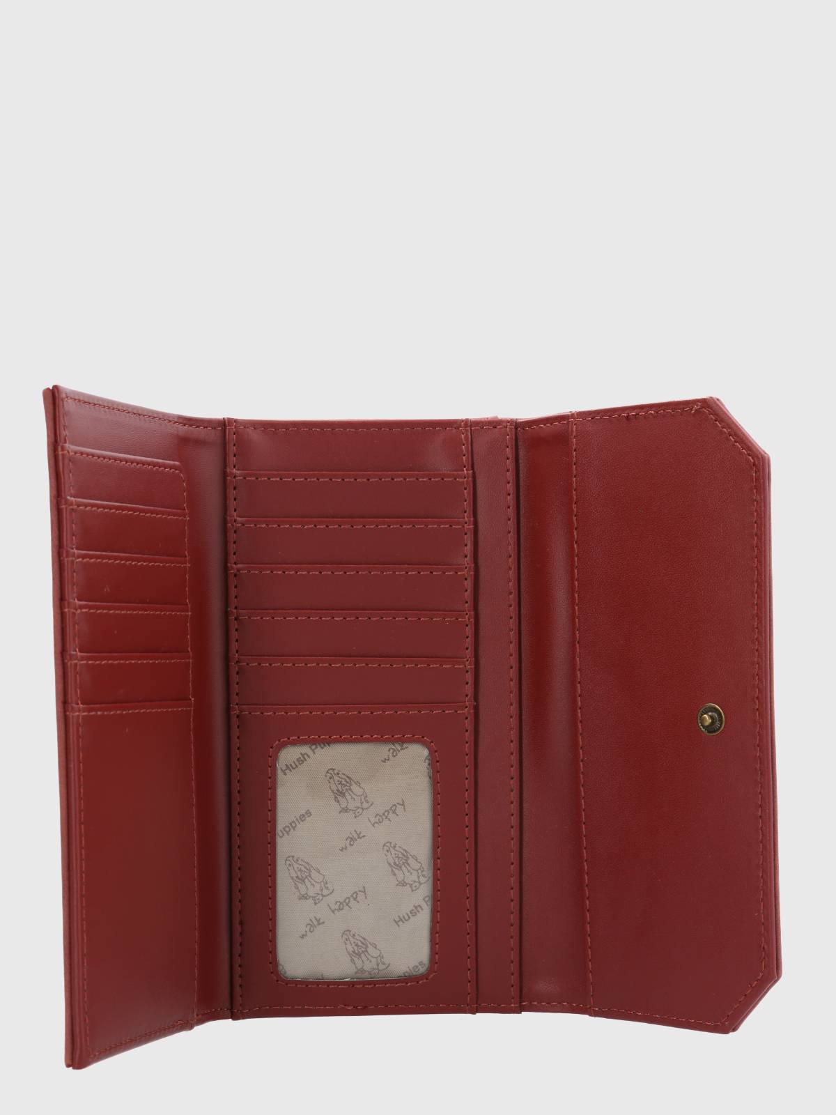 Billetera Ecocuero Mujer Donna Wallet Rojo Hush Puppies