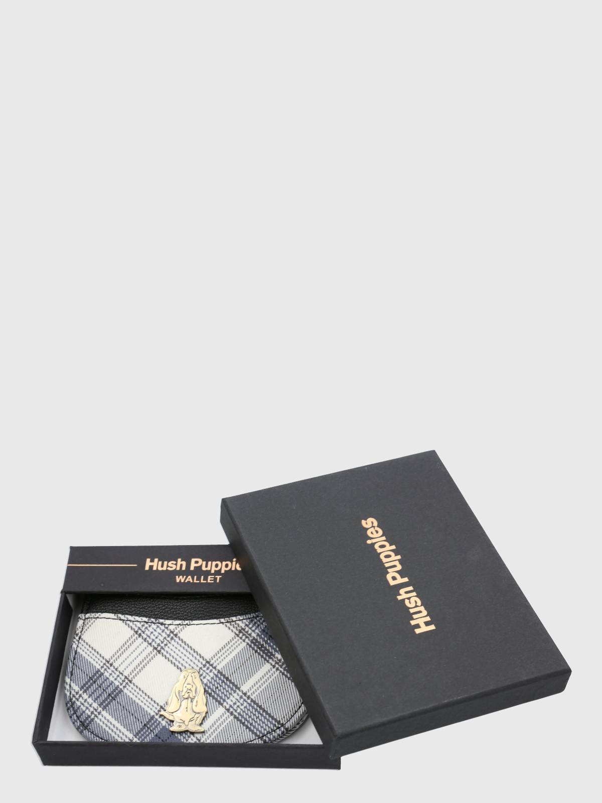 Tarjetero Ecocuero Mujer Bennett Card Negro Hush Puppies