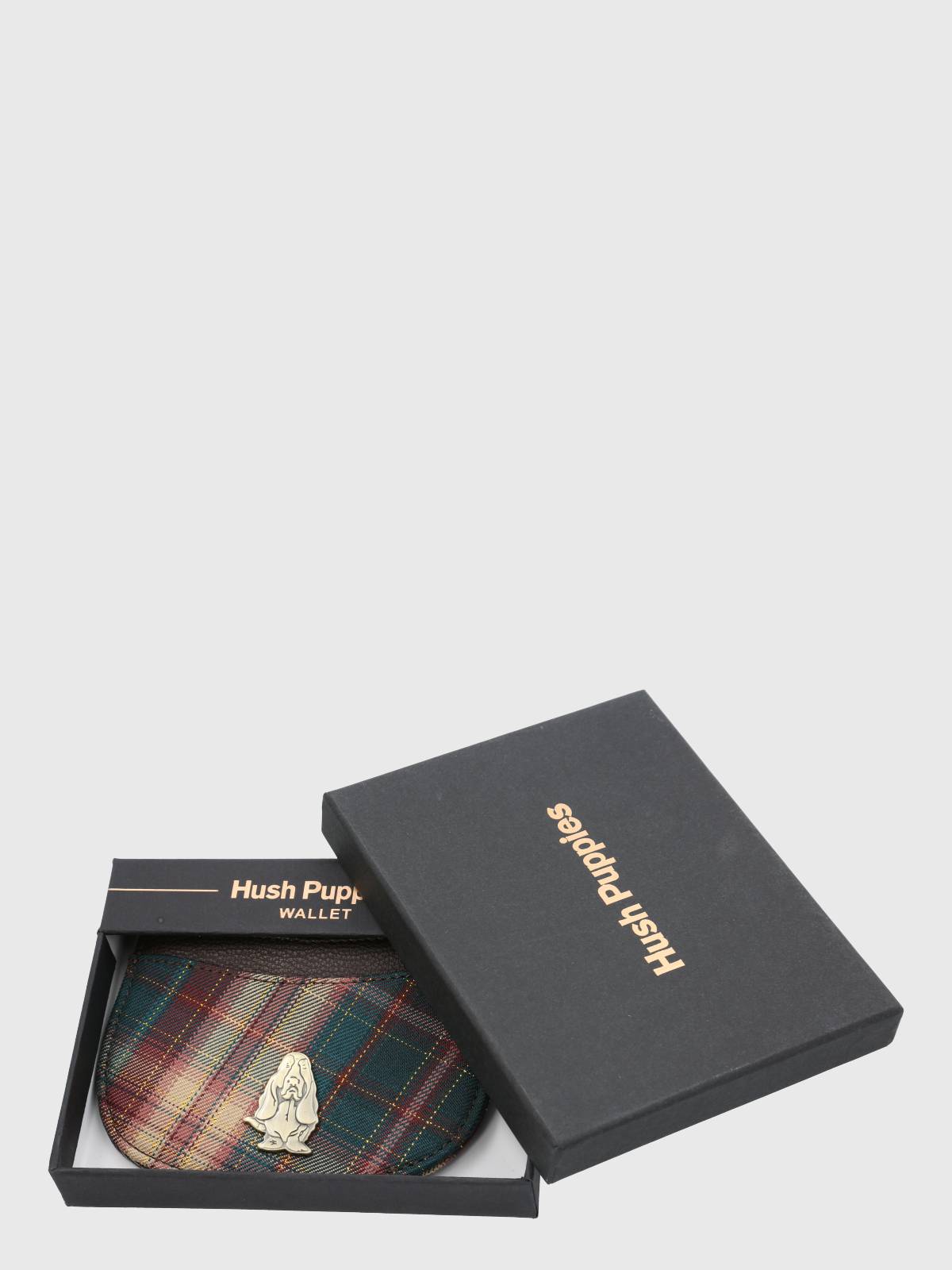 Tarjetero Ecocuero Mujer Bennett Card Café Hush Puppies