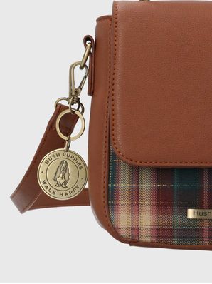 Cartera Textil Mujer Bennett Cross Café Hush Puppies