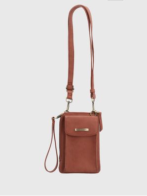 Cartera Ecocuero Mujer Doris Cross Naranjo Hush Puppies