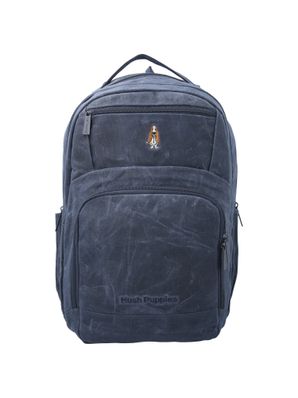 Mochila Canvas Engrasado Niño Basset Backpack  Azul  Hush Puppies