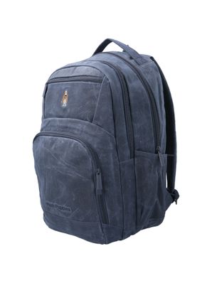 Mochila Canvas Engrasado Niño Basset Backpack  Azul  Hush Puppies
