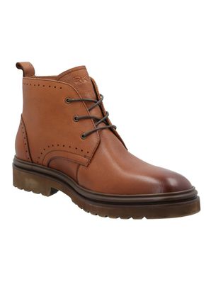 Botín Cuero Hombre Altron II Café Rockford