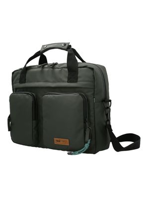 Maletín Fibras Recicladas Unisex Wr Connery Bag Verde Oscuro Rockford