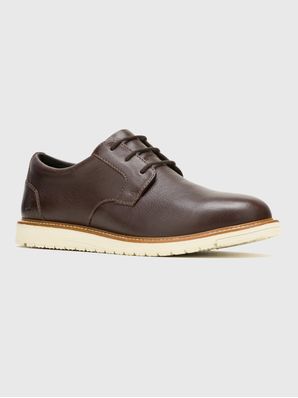 Zapato Cuero Hombre Jenson Oxford Café Oscuro