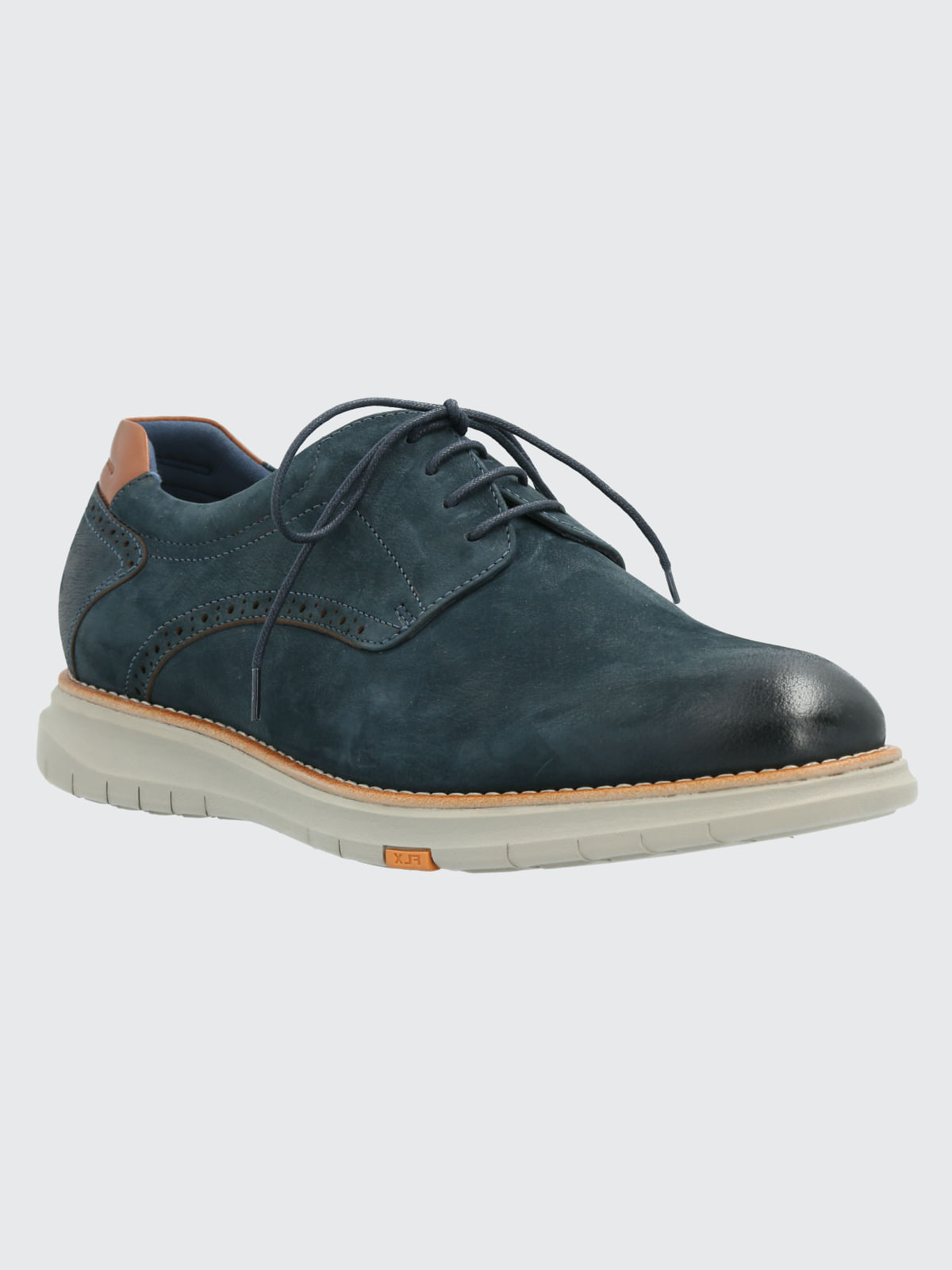 Zapato Cuero Nerio Azul Hush Puppies