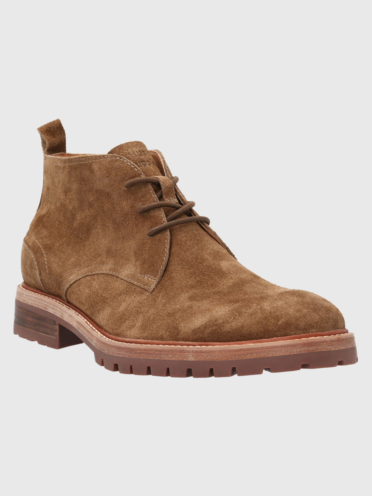 Botin Cuero Milvio Café Hush Puppies
