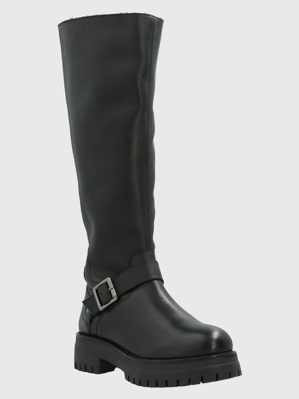 Bota Cuero Londa Negro Hush Puppies