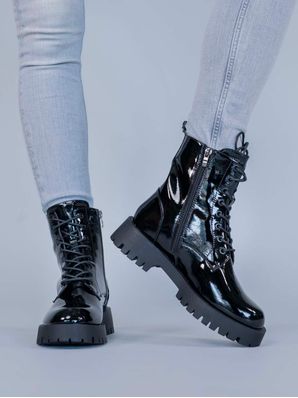 Botin Mujer Orion Negro Hush Puppies