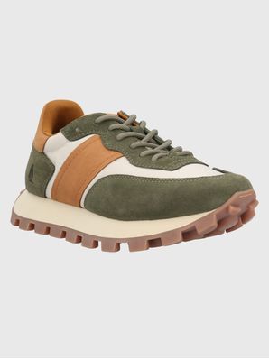 Zapatilla Cuero Janet Verde Hush Puppies