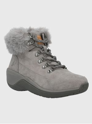 Botin Cuero Mujer Spinal Rug Alpine Gris Hush