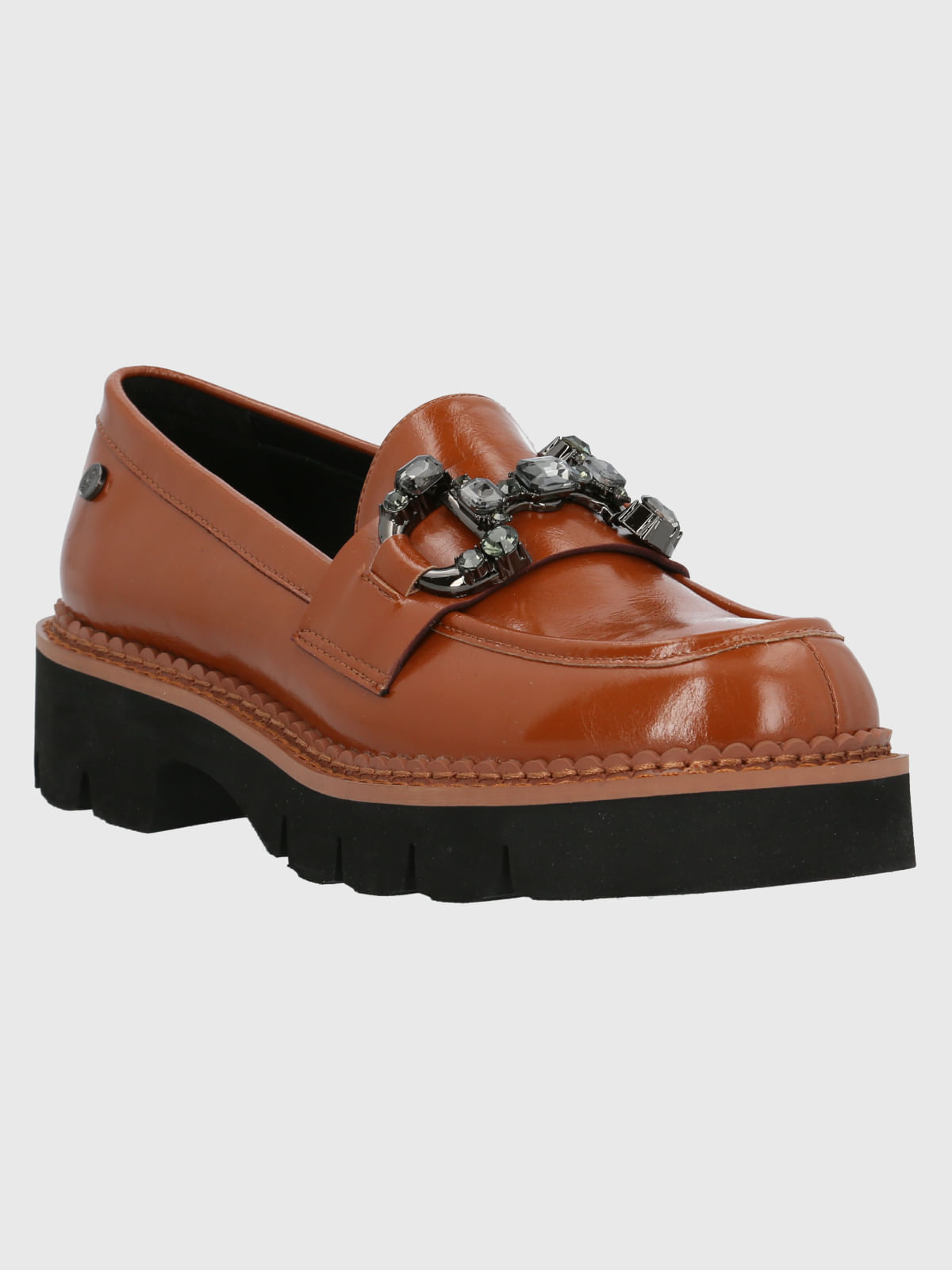Mocasin Cuero Salone Café Hush Puppies