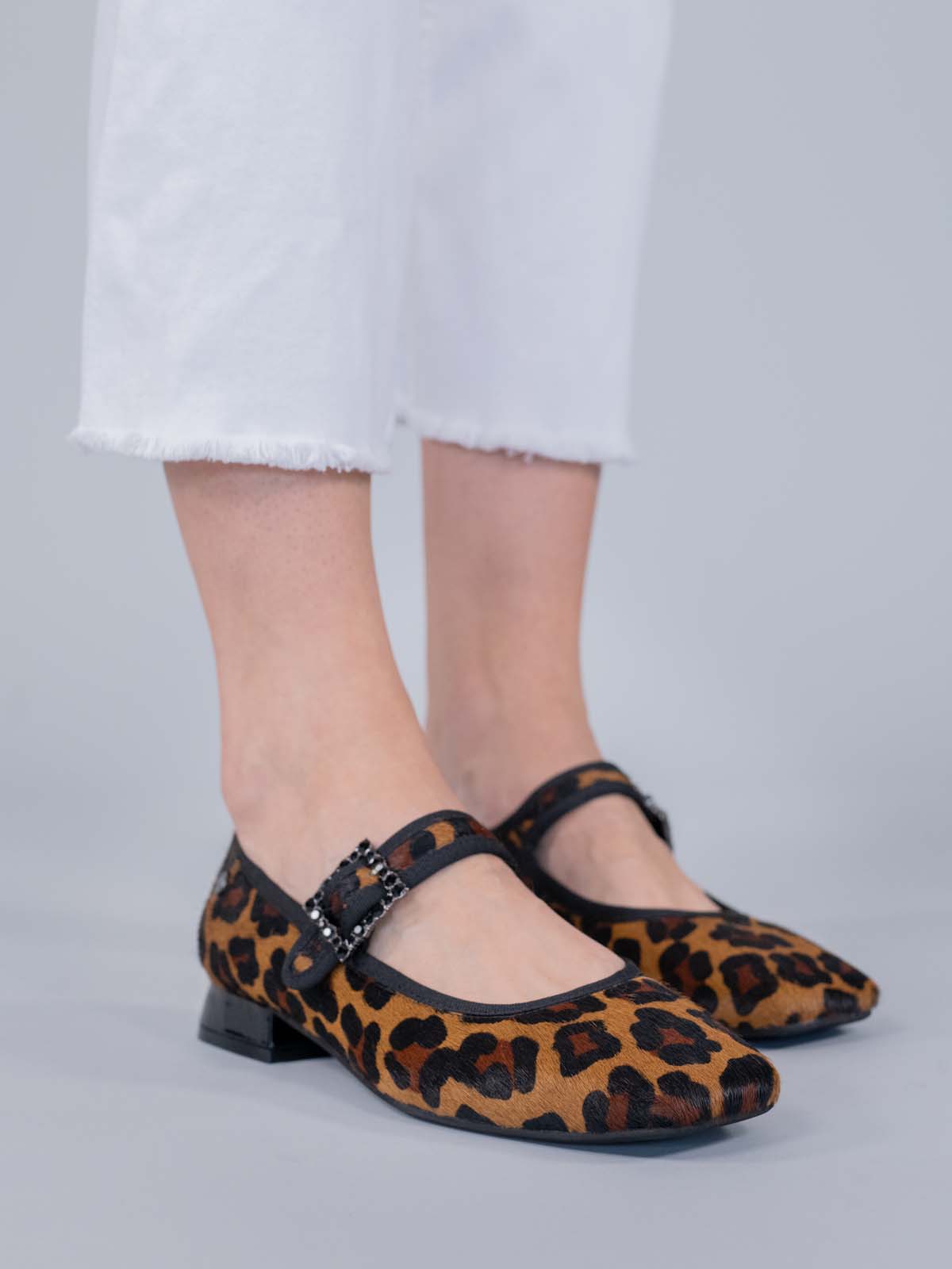 Zapato Cuero Hally Animal Print Hush Puppies