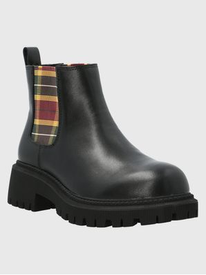 Botin Cuero Mujer Lacock Negro