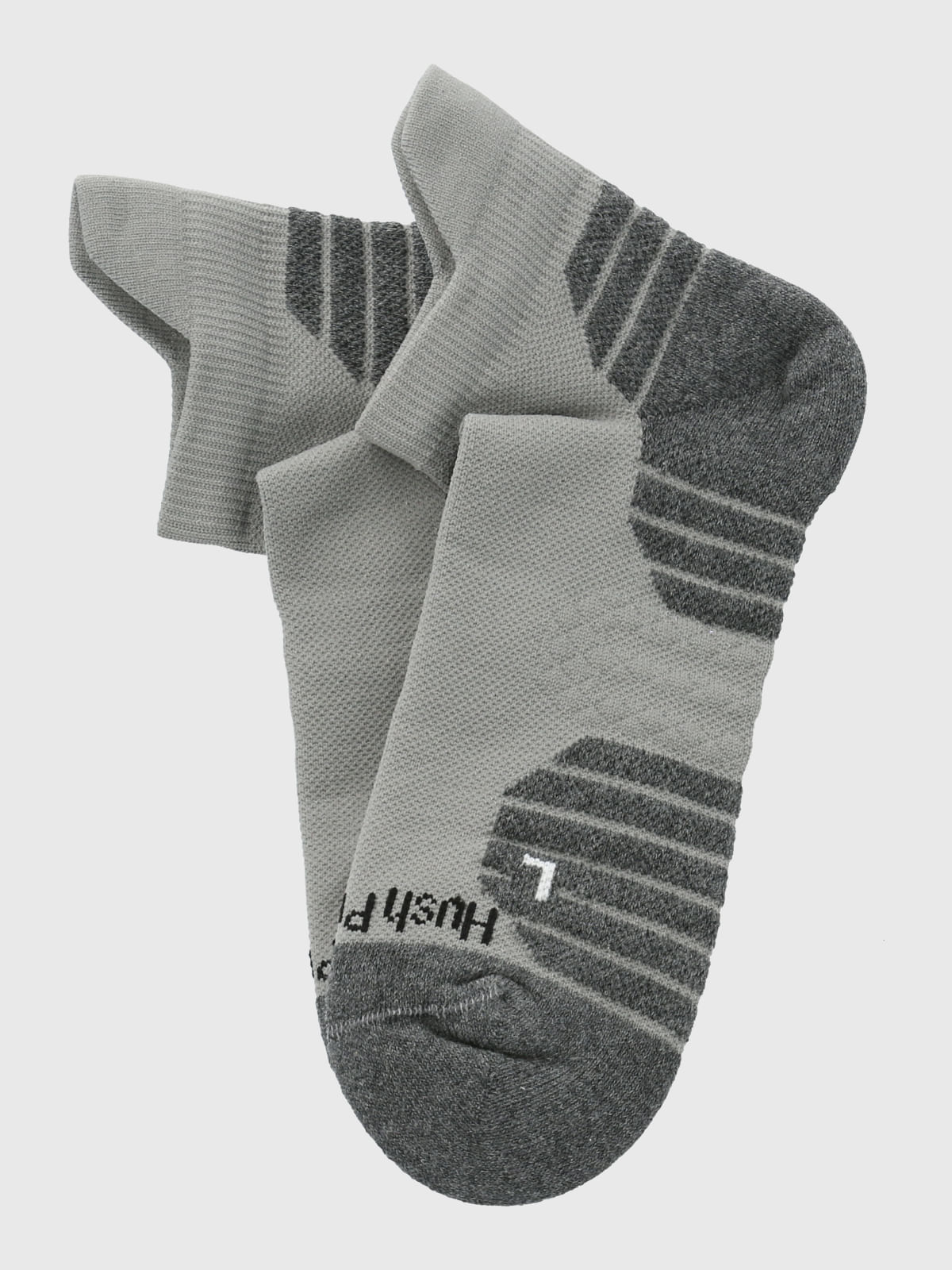 Calcetin Algodón Hombre Ped Heel Gris Hush Puppies