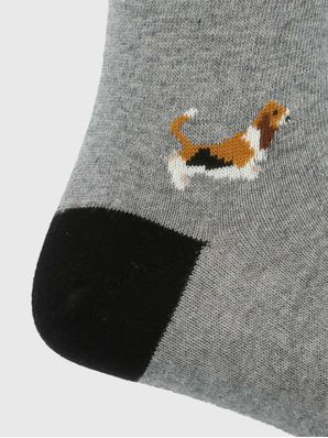 Calcetin Algodón Hombre C Basset Gris Hush Puppies