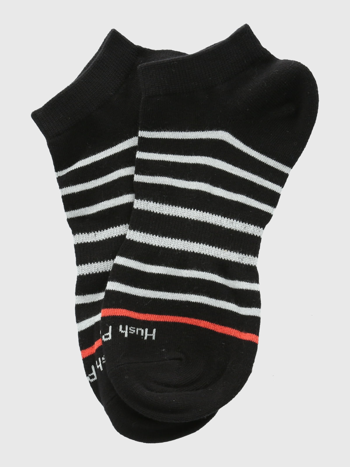 Calcetin Algodón Hombre Ped Linesport Negro Hush Puppies