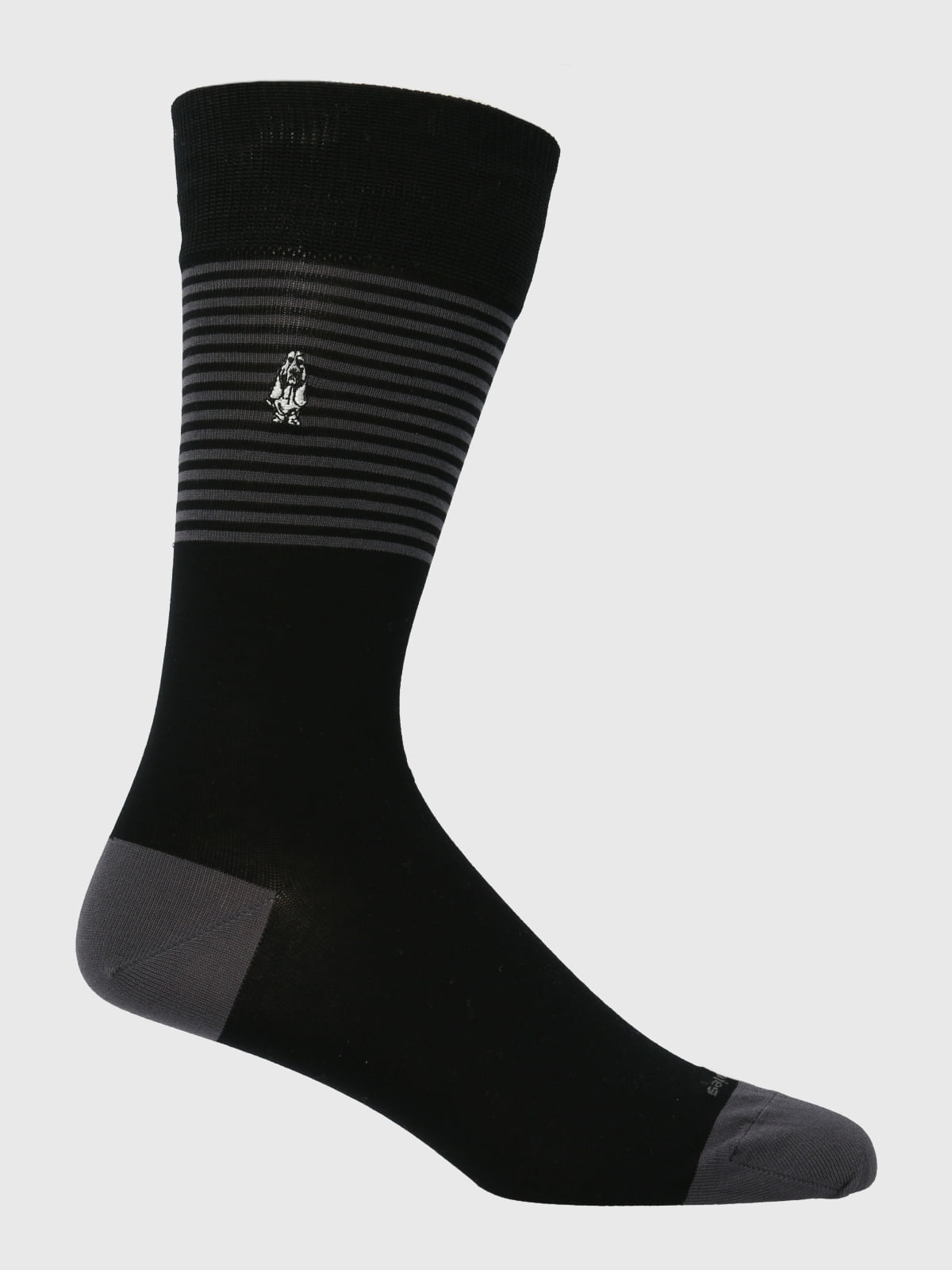 Calcetin Algodón Hombre D Doglines Negro Hush Puppies