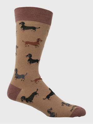 Calcetin Algodón Hombre C Dachshund Café Hush Puppies