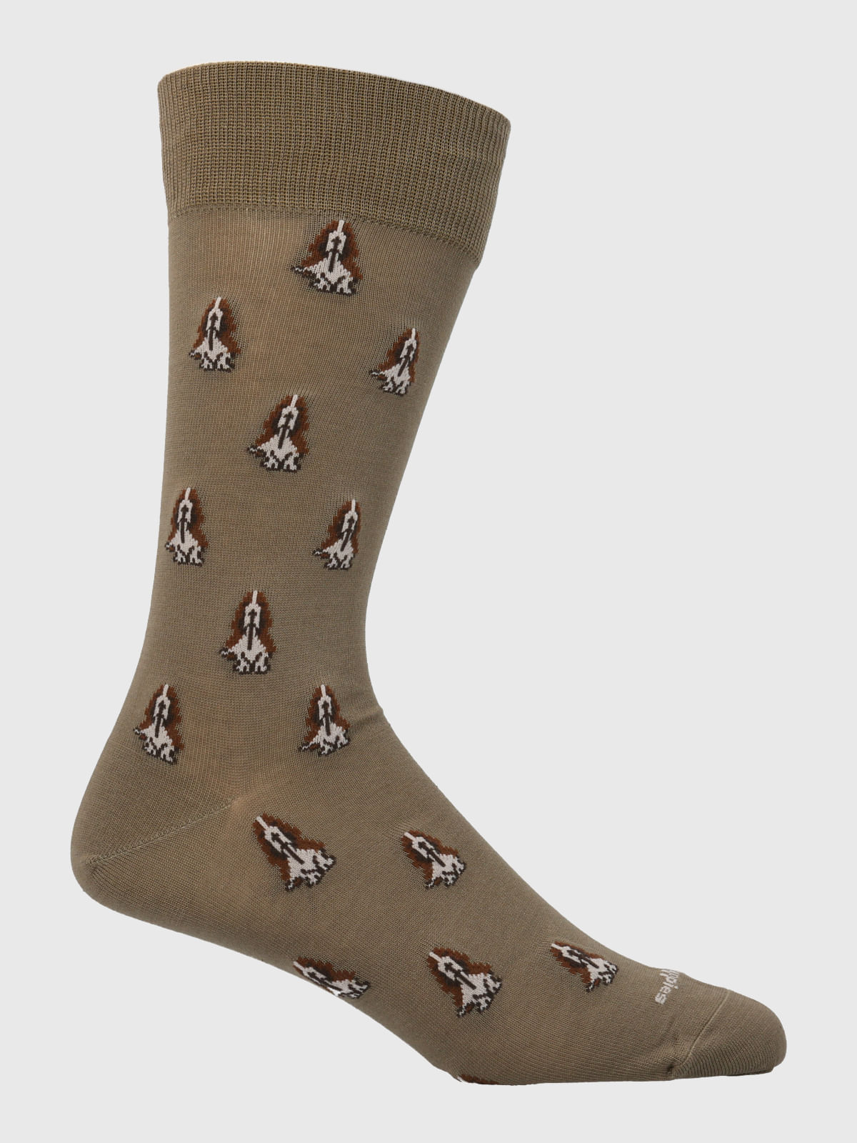 Calcetin Algodón Hombre D Dogs Café Hush Puppies