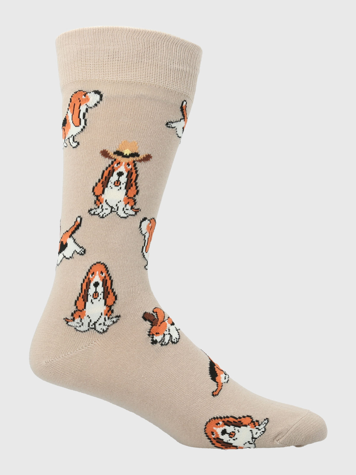 Calcetin Algodón Hombre C Cowdog Beige/Crudo Hush Puppies