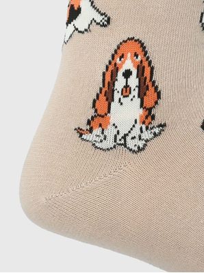 Calcetin Algodón Hombre C Cowdog Beige/Crudo Hush Puppies