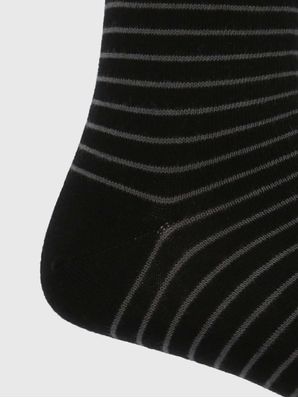 Calcetin Algodón Hombre C Cuff Lines Negro Hush Puppies