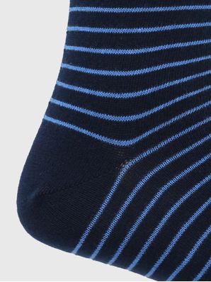 Calcetin Algodón Hombre C Cuff Lines Azul Hush Puppies