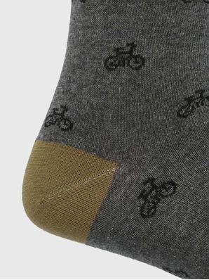 Calcetin Algodón Hombre C Cuff Bikes Gris Hush Puppies