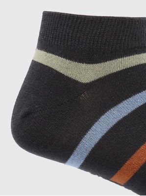 Calcetin Algodón Hombre Ped Stripe Gris Hush Puppies