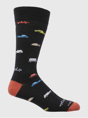 Calcetin Algodón Hombre C Cuff Cars Gris Hush Puppies