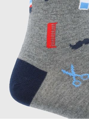 Calcetin Algodón Hombre C Cuff Barber Gris Hush Puppies