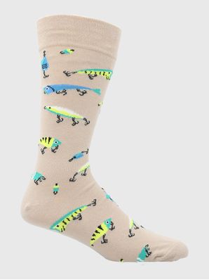 Calcetin Algodón Hombre C Cuff Fishing Beige/Crudo Hush Puppies