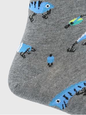 Calcetin Algodón Hombre C Cuff Fishing Gris Hush Puppies