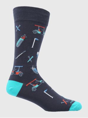 Calcetin Algodón Hombre C Cuff Golf Azul Hush Puppies