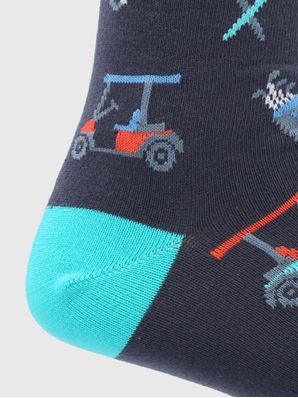 Calcetin Algodón Hombre C Cuff Golf Azul Hush Puppies
